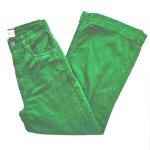Etica Devon Green Wide Leg Pants